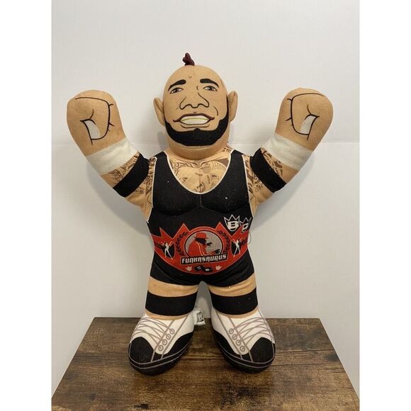 WWE 16” Plush Brawlin’ Buddies Brodus Clay Funkasaurus Tyrus 2012 Mattel - Picture 1 of 4